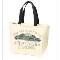 Appalachia Strong Come Hell Or High Water Mountain Nc Vn Tn Zip Tote Bag
