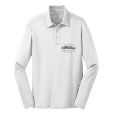 Appalachia Strong Come Hell Or High Water Mountain Nc Vn Tn Silk Touch Performance Long Sleeve Polo