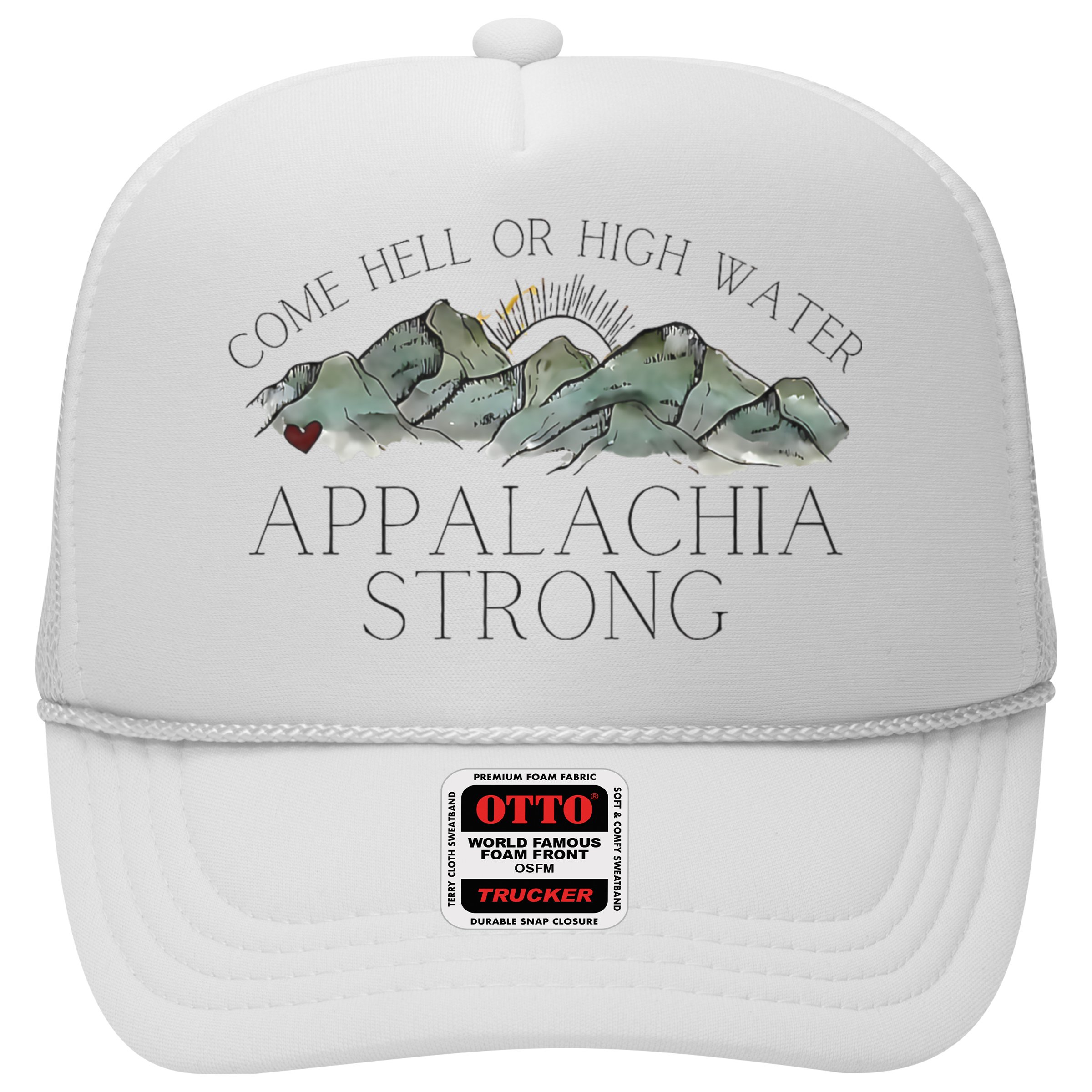 Appalachia Strong Come Hell Or High Water Mountain Nc Vn Tn Hat