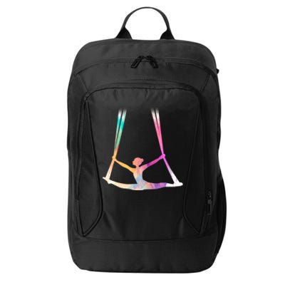 Aerial Silks Circus Yoga Cute Gift City Backpack