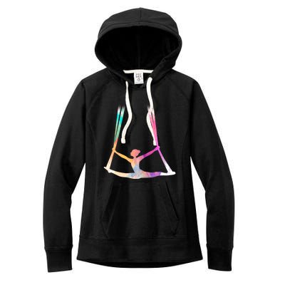 Aerial Silks Circus Yoga Cute Gift Women's Fleece Hoodie