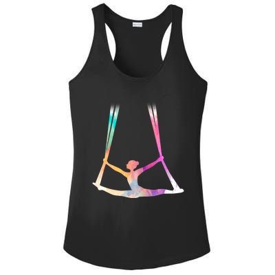 Aerial Silks Circus Yoga Cute Gift Ladies PosiCharge Competitor Racerback Tank