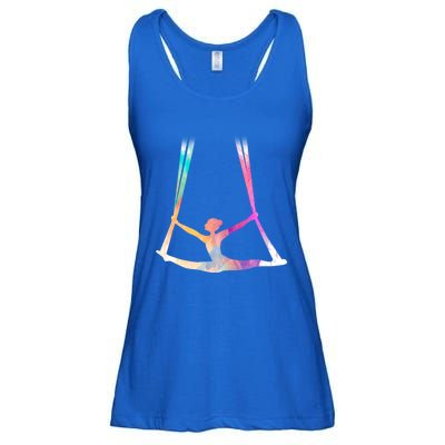 Aerial Silks Circus Yoga Cute Gift Ladies Essential Flowy Tank