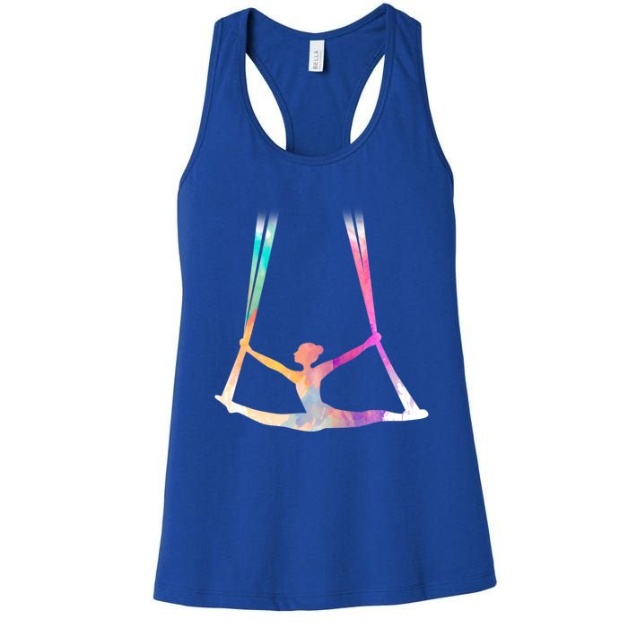 Aerial Silks Circus Yoga Cute Gift Women's Racerback Tank