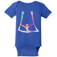 Aerial Silks Circus Yoga Cute Gift Baby Bodysuit