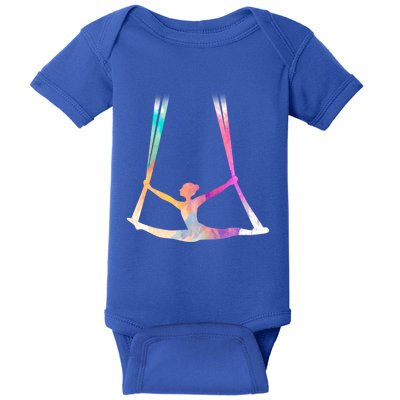 Aerial Silks Circus Yoga Cute Gift Baby Bodysuit