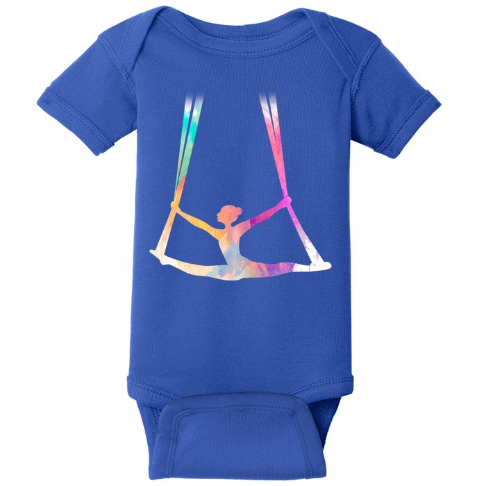 Aerial Silks Circus Yoga Cute Gift Baby Bodysuit