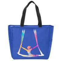 Aerial Silks Circus Yoga Cute Gift Zip Tote Bag