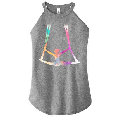 Aerial Silks Circus Yoga Cute Gift Women's Perfect Tri Rocker Tank