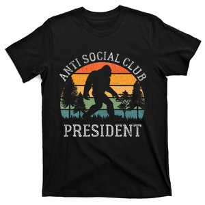 Anti Social Club President Antisocial Funny Bigfoot T-Shirt