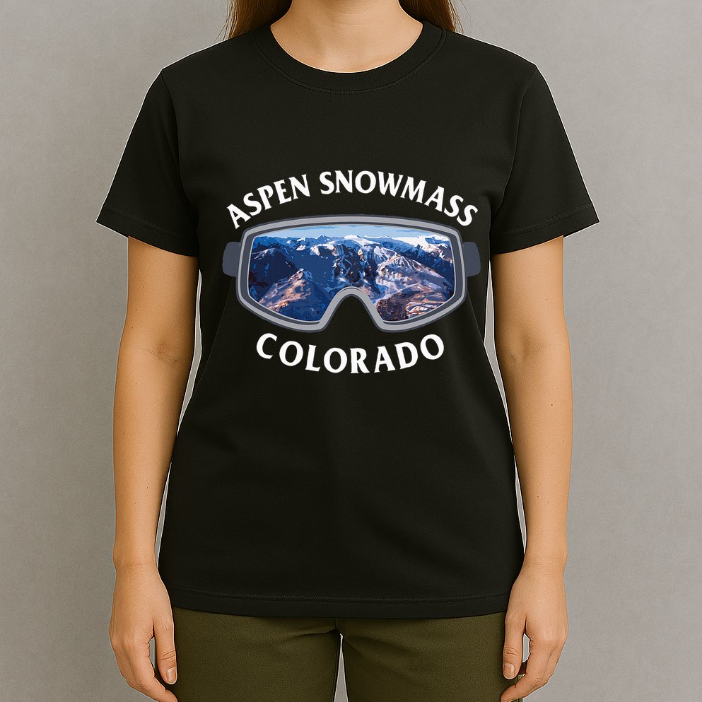 Aspen Snowmass Colorado Ski Snowboard T-Shirt