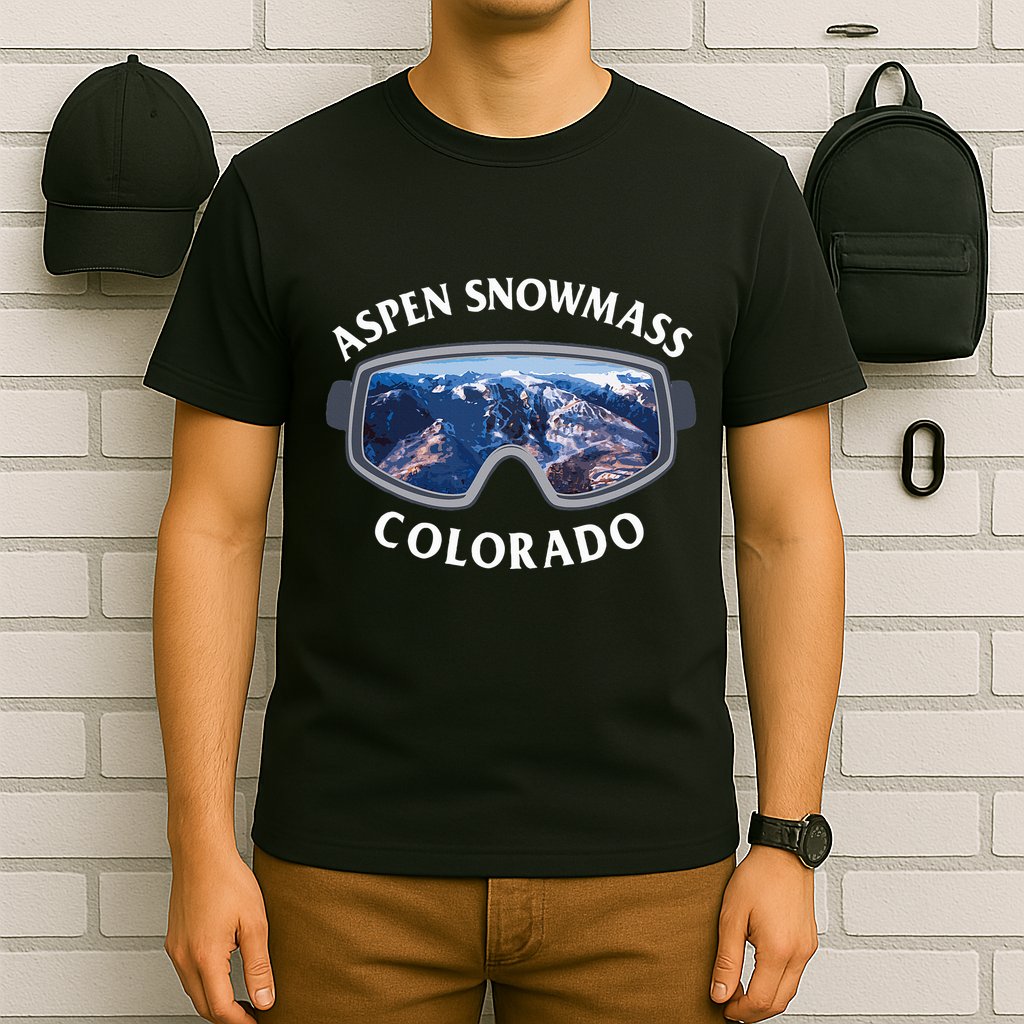 Aspen Snowmass Colorado Ski Snowboard T-Shirt