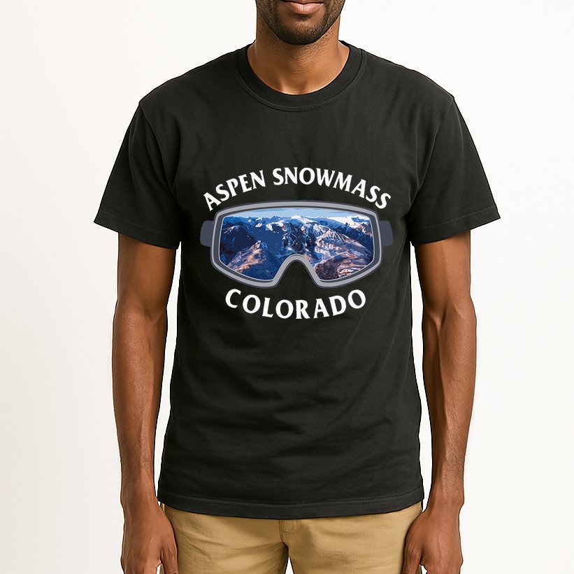 Aspen Snowmass Colorado Ski Snowboard Tall T-Shirt