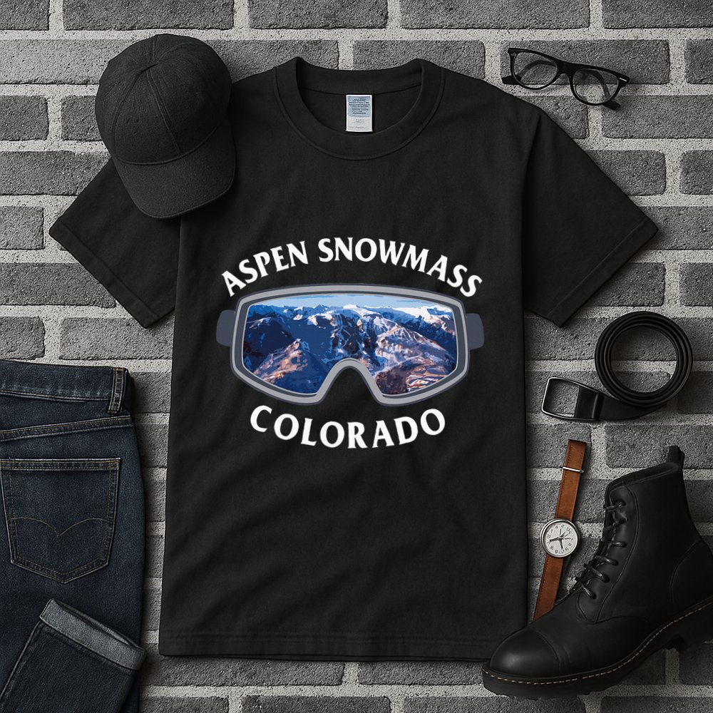 Aspen Snowmass Colorado Ski Snowboard Tall T-Shirt