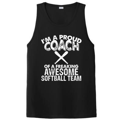 Appreciation Softball Coach Gift PosiCharge Competitor Tank