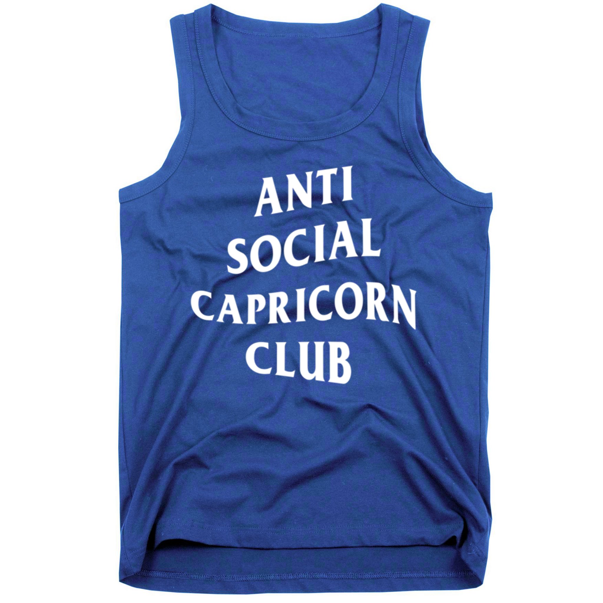 Anti Social Capricorn Club Birth Sign Capricorn Zodiac Gift Tank Top