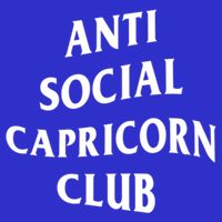Anti Social Capricorn Club Birth Sign Capricorn Zodiac Gift Kids Hoodie