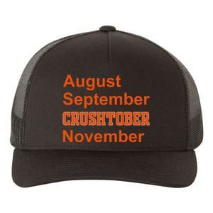 August September Crushtober November Yupoong Adult 5-Panel Trucker Hat