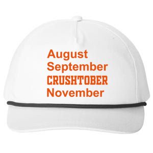 August September Crushtober November Snapback Five-Panel Rope Hat