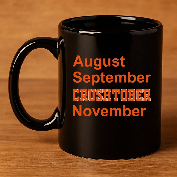 August September Crushtober November 11oz C Handle Ceramic Mug