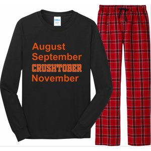 August September Crushtober November Long Sleeve Pajama Set