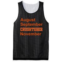 August September Crushtober November Mesh Reversible Basketball Jersey Tank