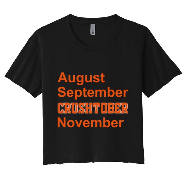 August September Crushtober November Crop Top