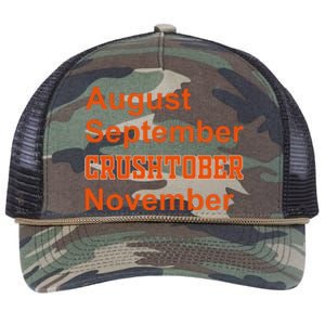 August September Crushtober November Retro Rope Trucker Hat Cap