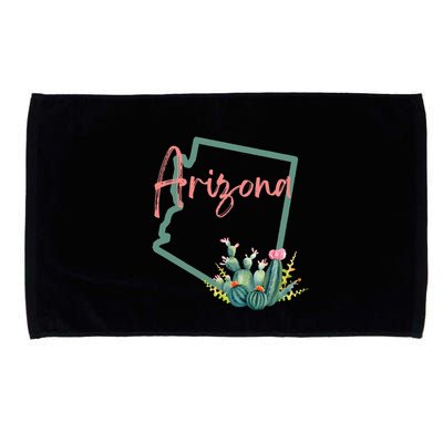 Arizona State Cactus Flowers Microfiber Hand Towel
