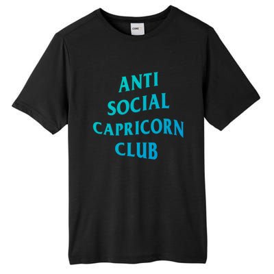 Anti Social Capricorn Club Birth Sign Capricorn Zodiac Gift Tall Fusion ChromaSoft Performance T-Shirt