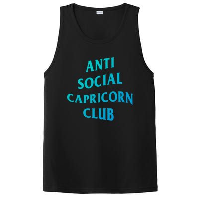 Anti Social Capricorn Club Birth Sign Capricorn Zodiac Gift PosiCharge Competitor Tank