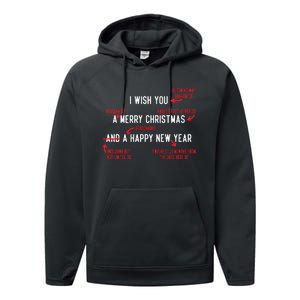 Attorney Santa Claus Merry Xmas Law Student Christmas Lawyer Performance Fleece Hoodie