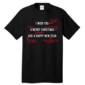 Attorney Santa Claus Merry Xmas Law Student Christmas Lawyer Tall T-Shirt