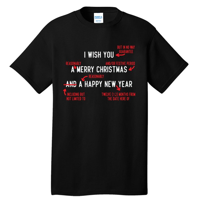 Attorney Santa Claus Merry Xmas Law Student Christmas Lawyer Tall T-Shirt