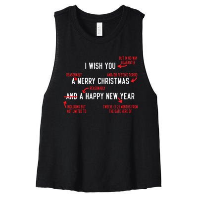 Attorney Santa Claus Merry Xmas Law Student Christmas Lawyer Women's Racerback Cropped Tank