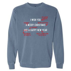 Attorney Santa Claus Merry Xmas Law Student Christmas Lawyer Garment-Dyed Sweatshirt