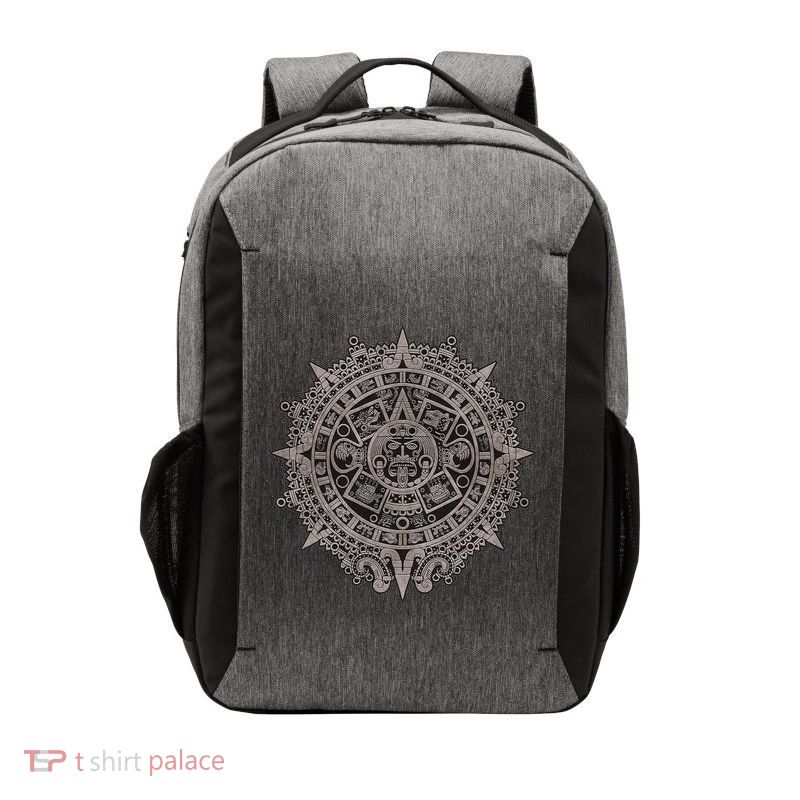 Aztec Sun Calendar Aztec Sun Stone Mayan Sun Symbol Vector Backpack