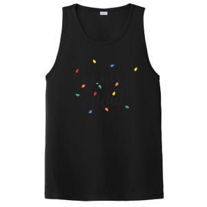 Aesthetic Squad Christmas Lights Happy Holiday Season PosiCharge Competitor Tank