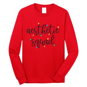 Aesthetic Squad Christmas Lights Happy Holiday Season Long Sleeve Shirt