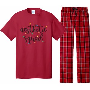 Aesthetic Squad Christmas Lights Happy Holiday Season Pajama Set