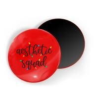 Aesthetic Squad Christmas Lights Happy Holiday Season Magnet