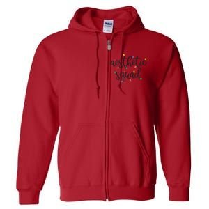 Aesthetic Squad Christmas Lights Happy Holiday Season Full Zip Hoodie