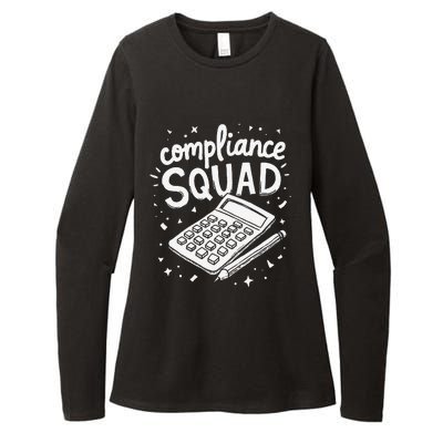 Auditor Squad Compliance Review Finance Auditor Womens CVC Long Sleeve Shirt