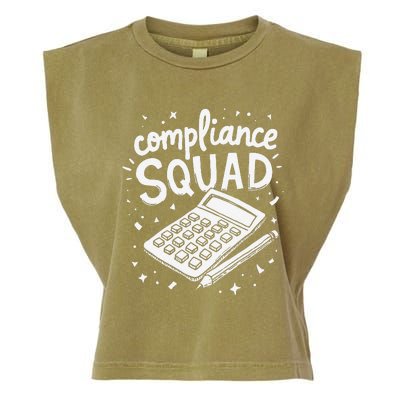 Auditor Squad Compliance Review Finance Auditor Garment-Dyed Women's Muscle Tee