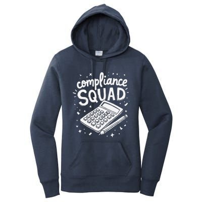 Auditor Squad Compliance Review Finance Auditor Women's Pullover Hoodie