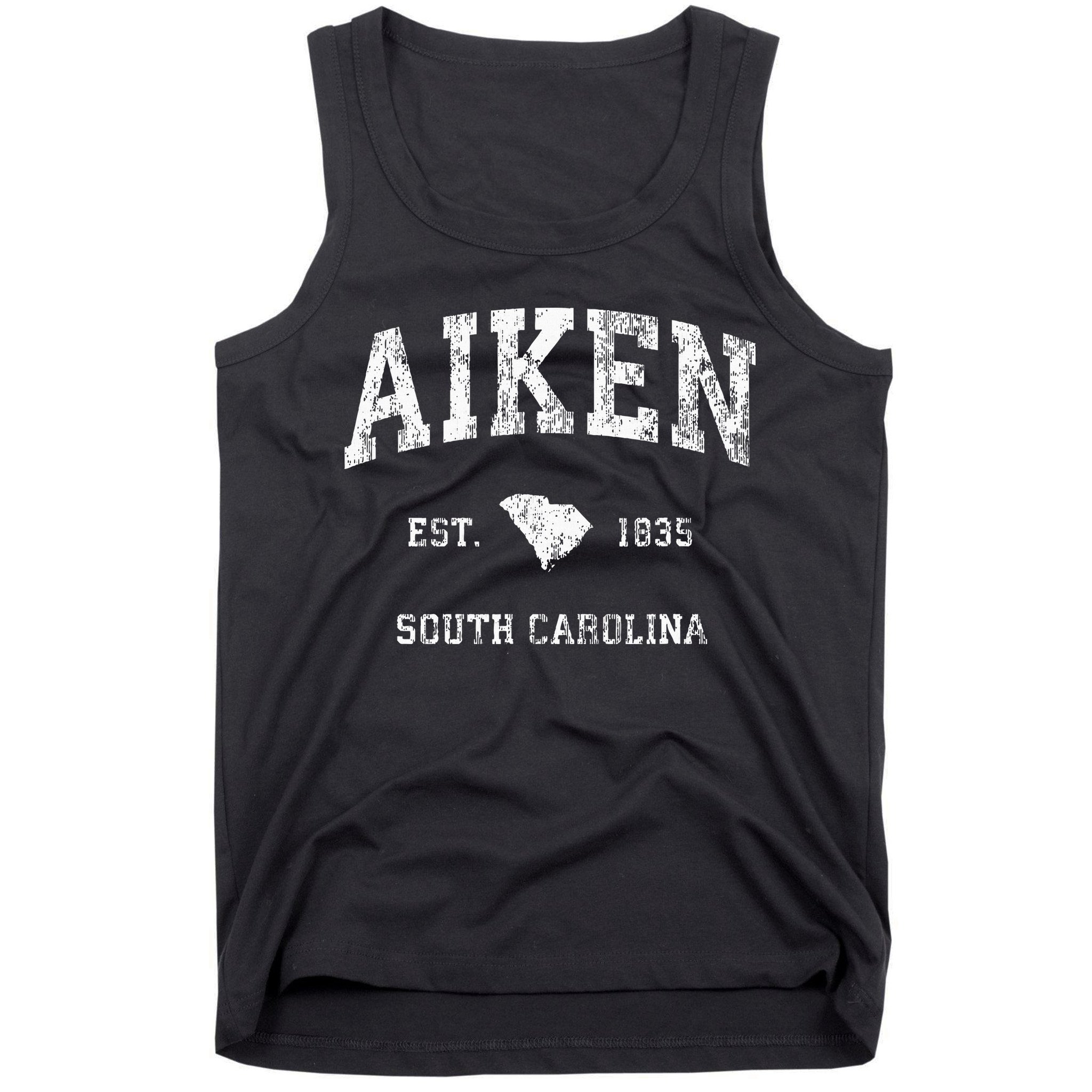 Aiken South Carolina Sc Vintage Athletic Sports Tank Top