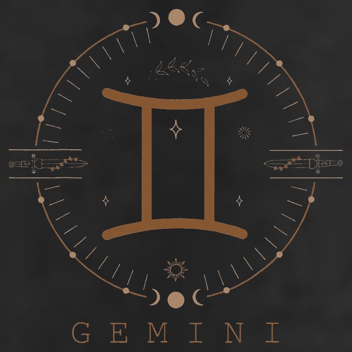 Astrological Stars Celestial Zodiac Sign Aesthetic Gemini Beanie