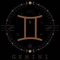Astrological Stars Celestial Zodiac Sign Aesthetic Gemini Womens T-Shirt