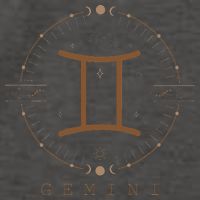 Astrological Stars Celestial Zodiac Sign Aesthetic Gemini Vector Backpack