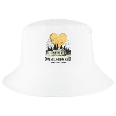 Appalachia Strong Come Hell Or High Water Mountain Cool Comfort Performance Bucket Hat